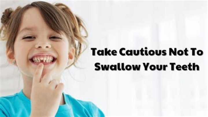 Can you swallow your tooth?