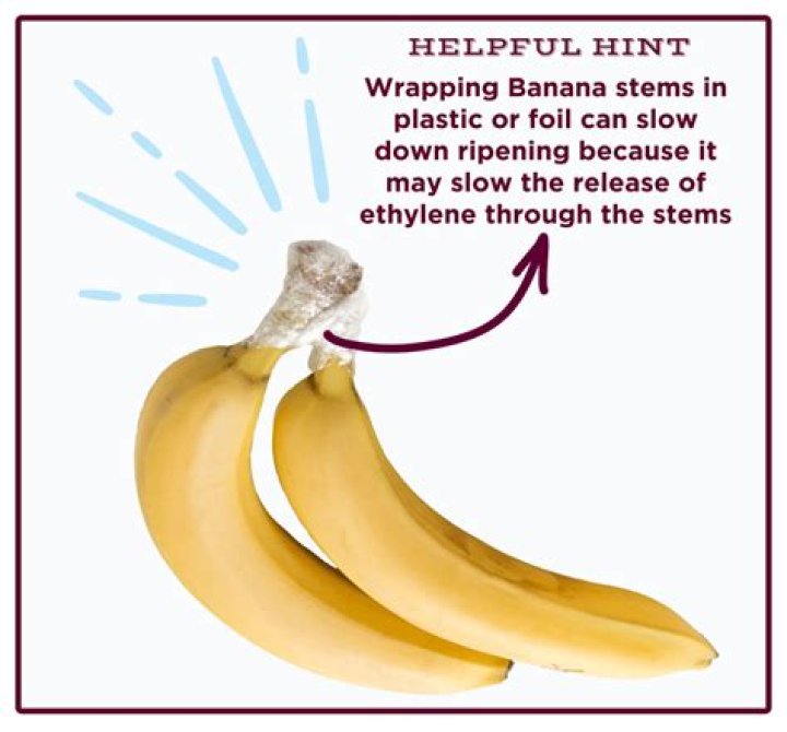 Should you wrap banana stems?