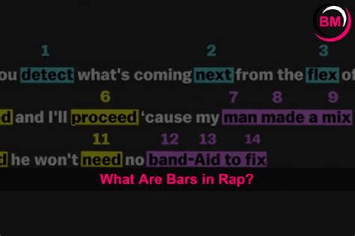 What is bar in rap?